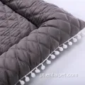 Cachorro veludo de veludo fofo travesseiro de cama de tapa -gato